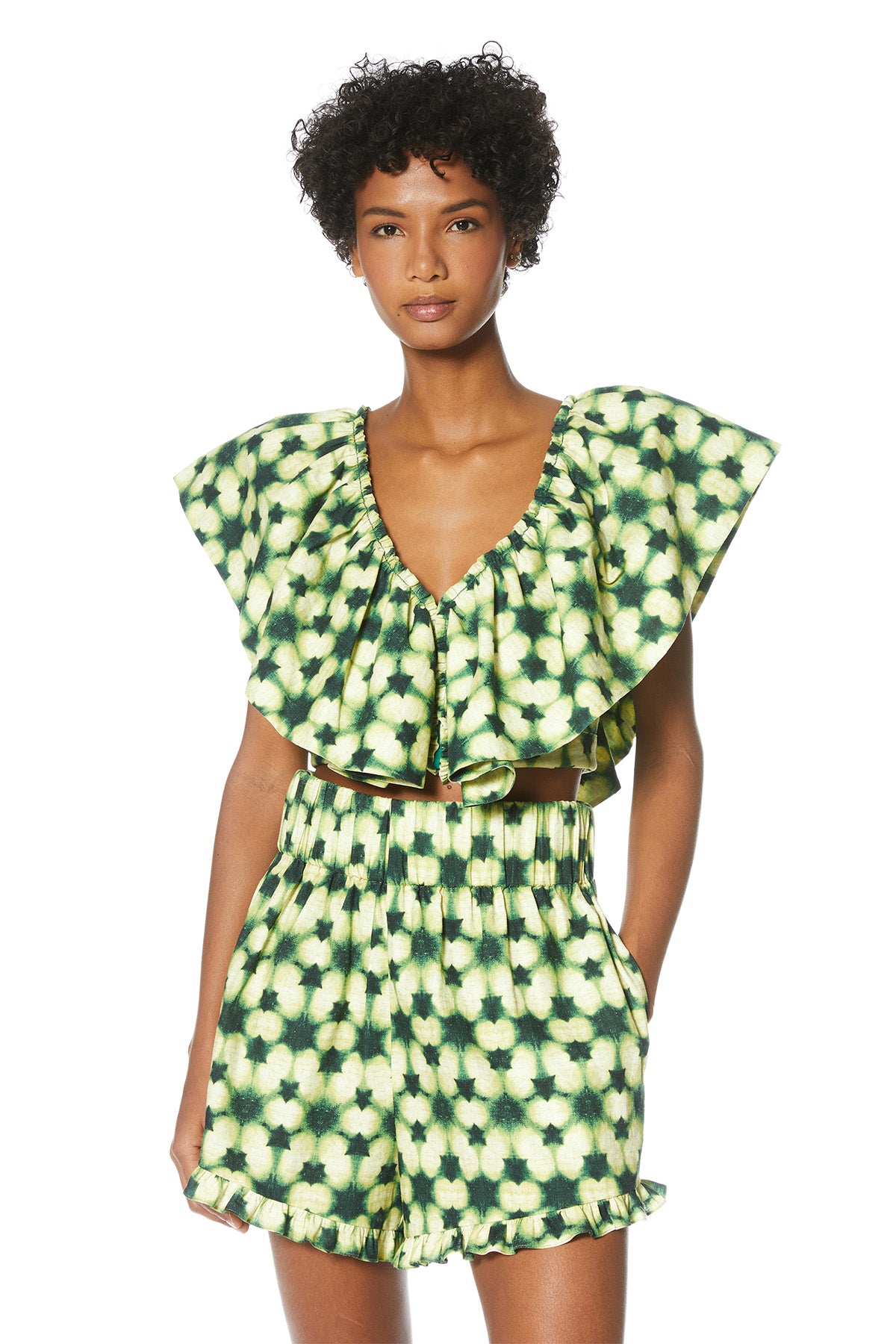 Freta Ruffle Top