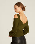 Violetta Off Shoulder Wool Sweater