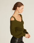 Violetta Off Shoulder Wool Sweater
