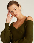 Violetta Off Shoulder Wool Sweater