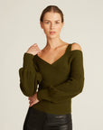 Violetta Off Shoulder Wool Sweater