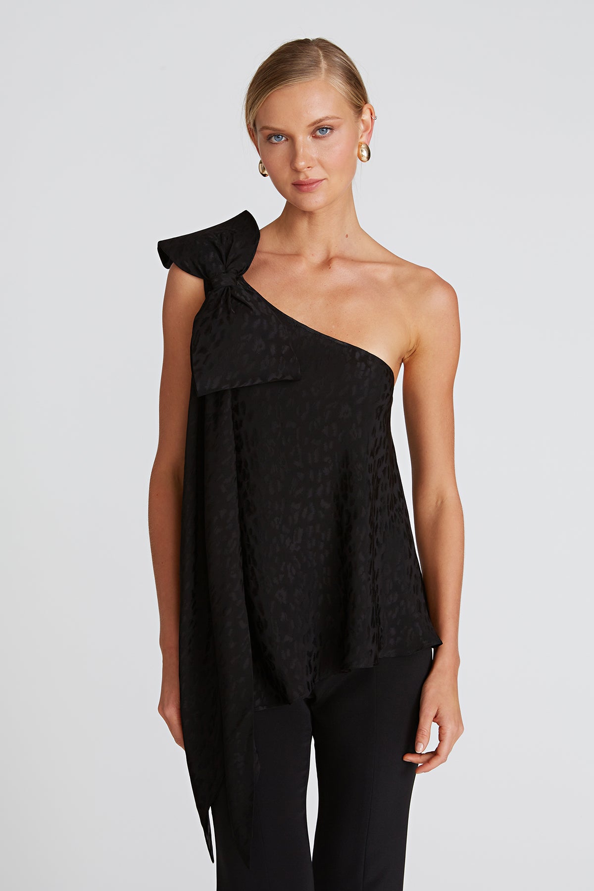 Aubrey Bow Shoulder Top