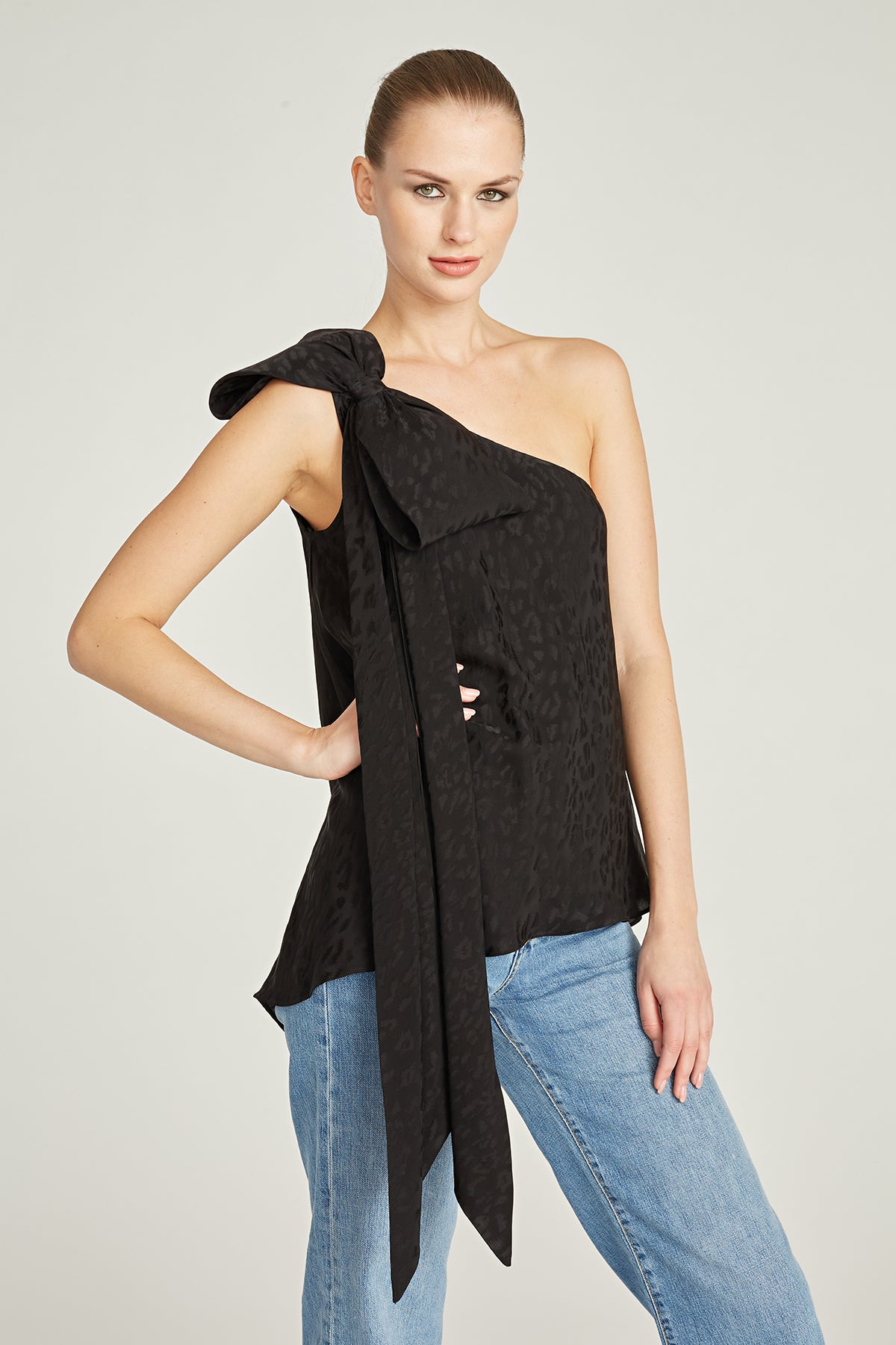 Aubrey Bow Shoulder Top