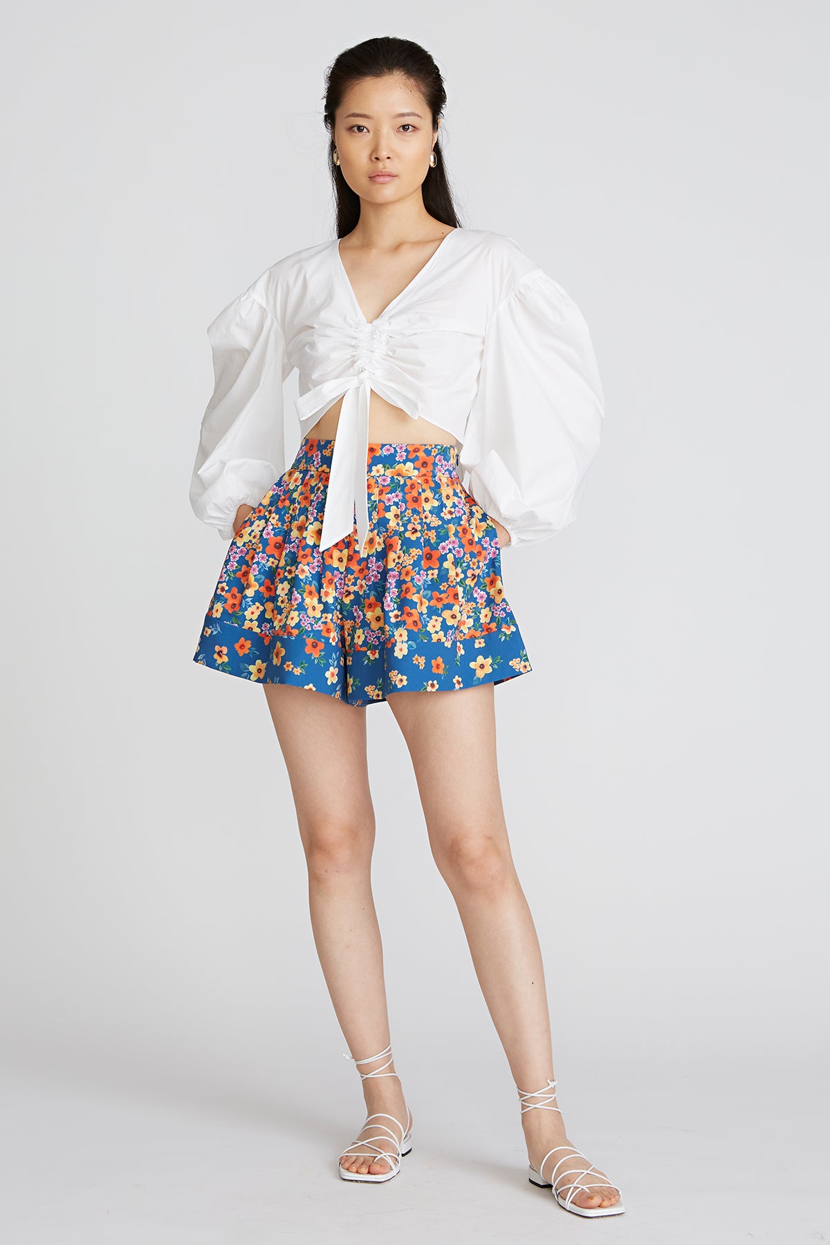 Laurel Balloon Sleeve Blouse