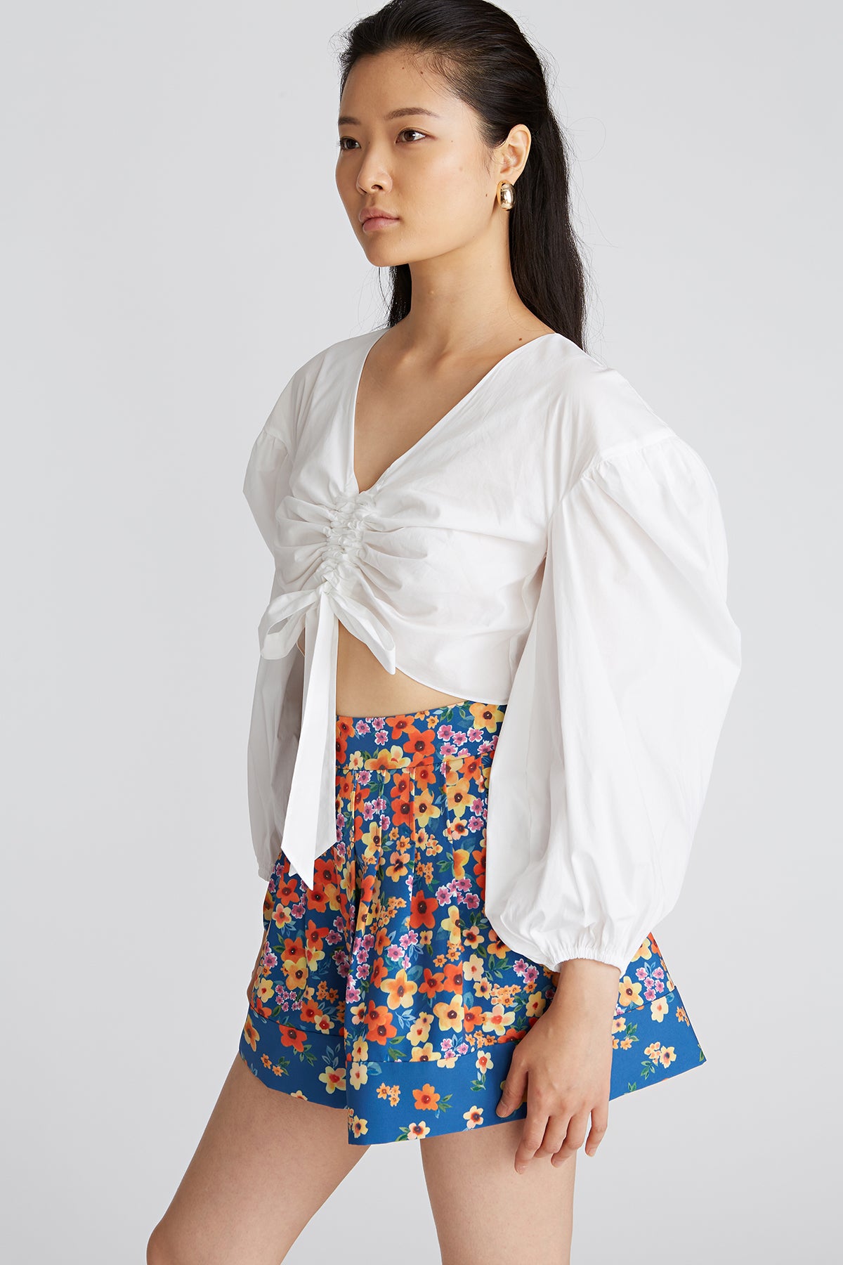 Laurel Balloon Sleeve Blouse