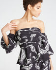 Eman Peplum Top