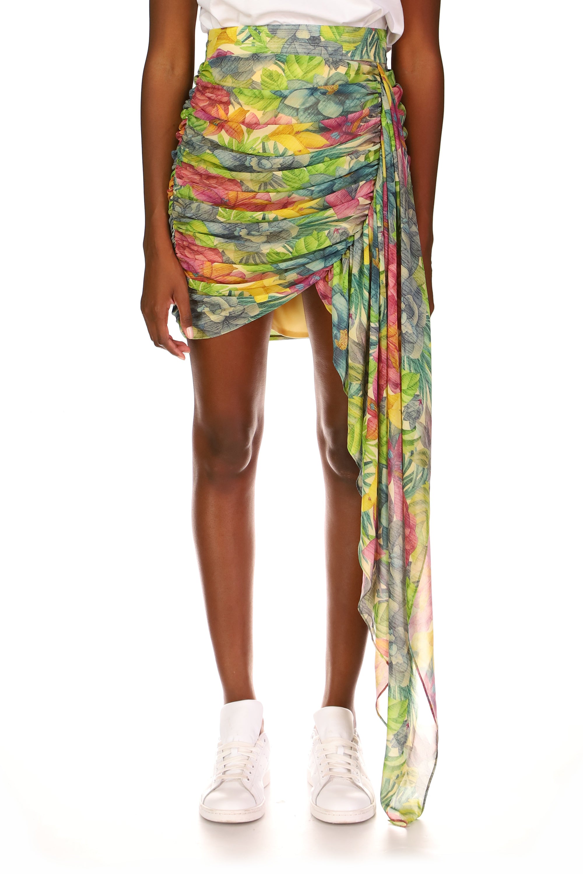 Tropical Woodgrain Floral