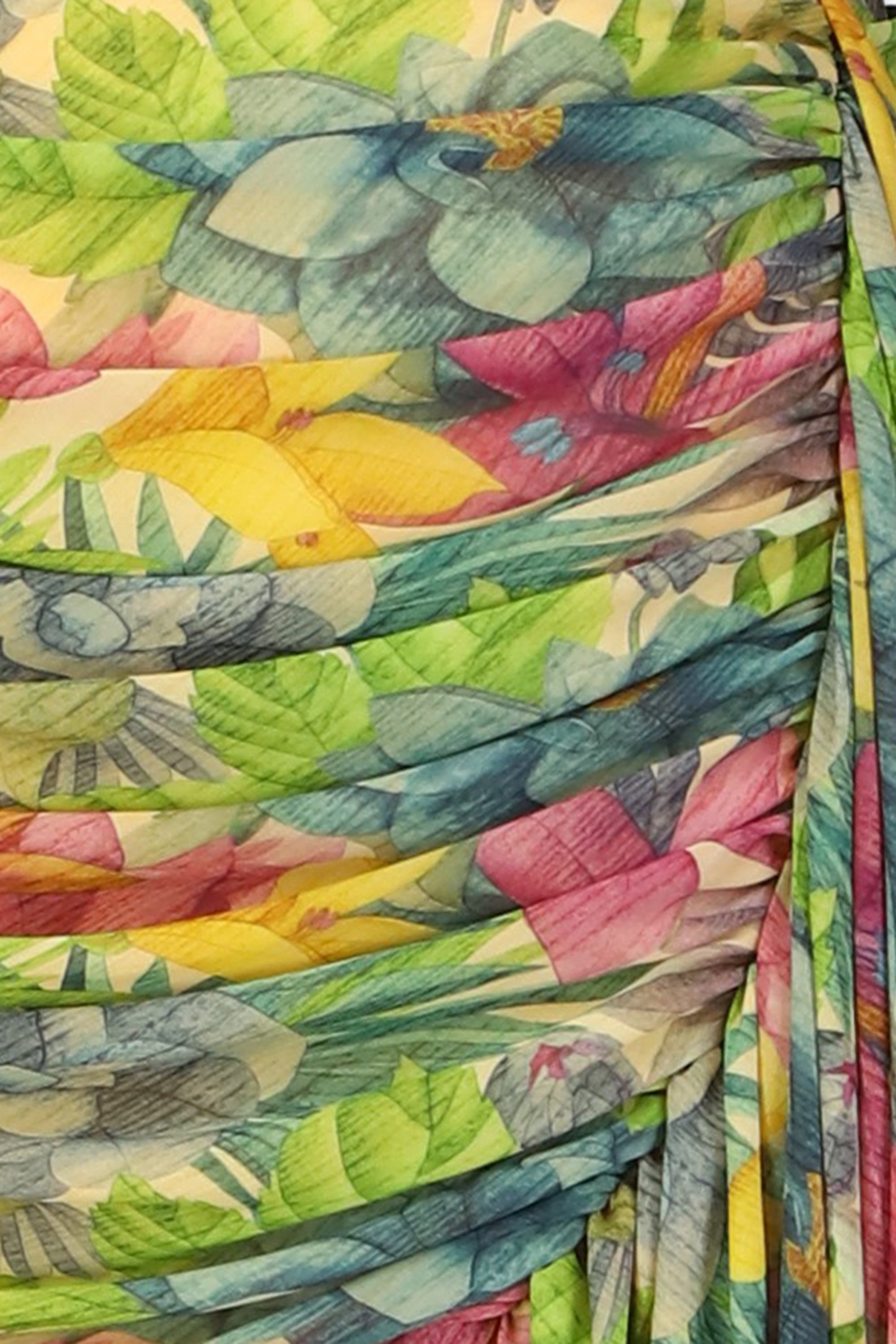 Tropical Woodgrain Floral