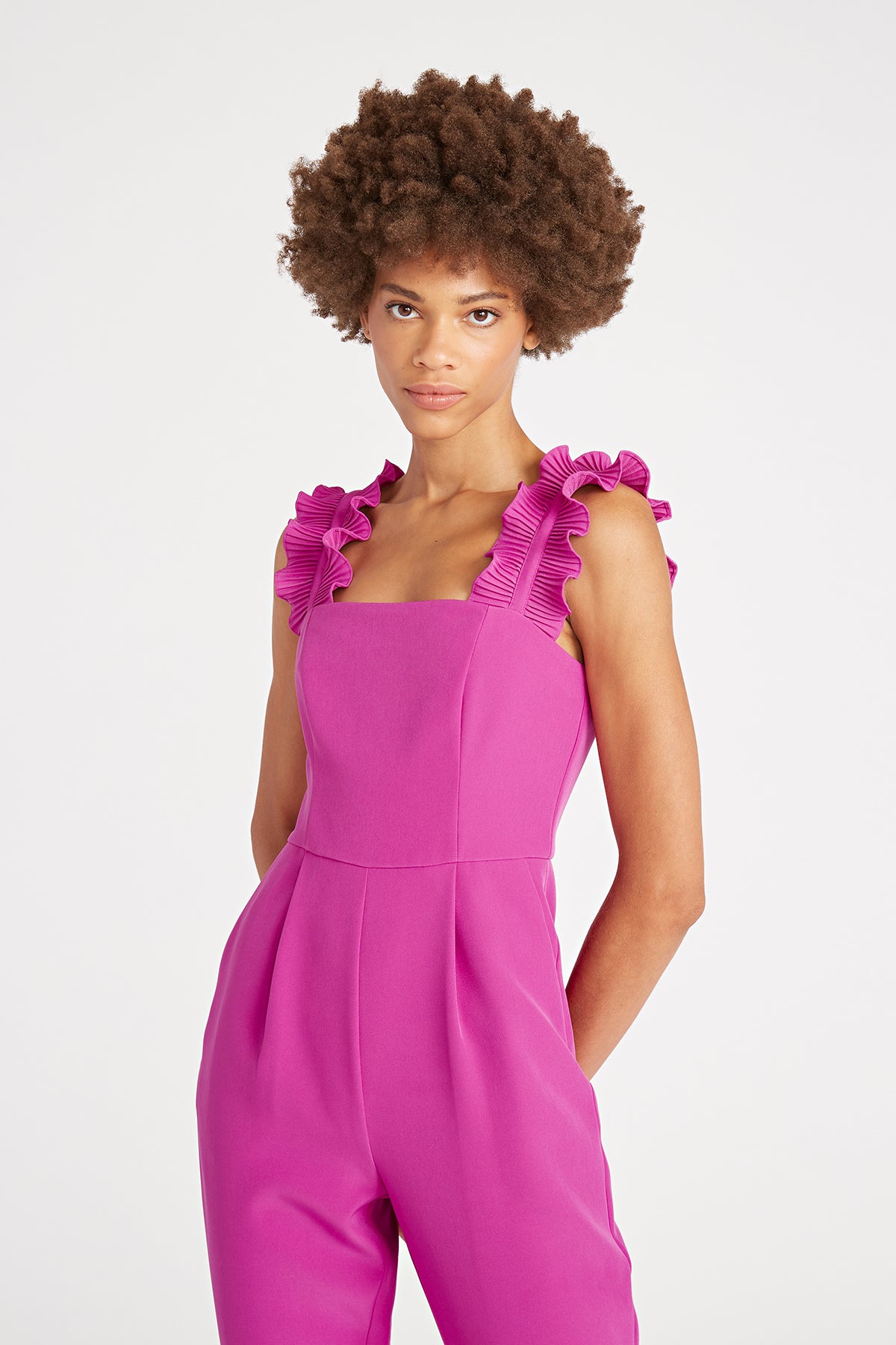 Jaylee Ruffle Strap Jumpsuit