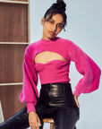 Juliana Cut Out Knit Top