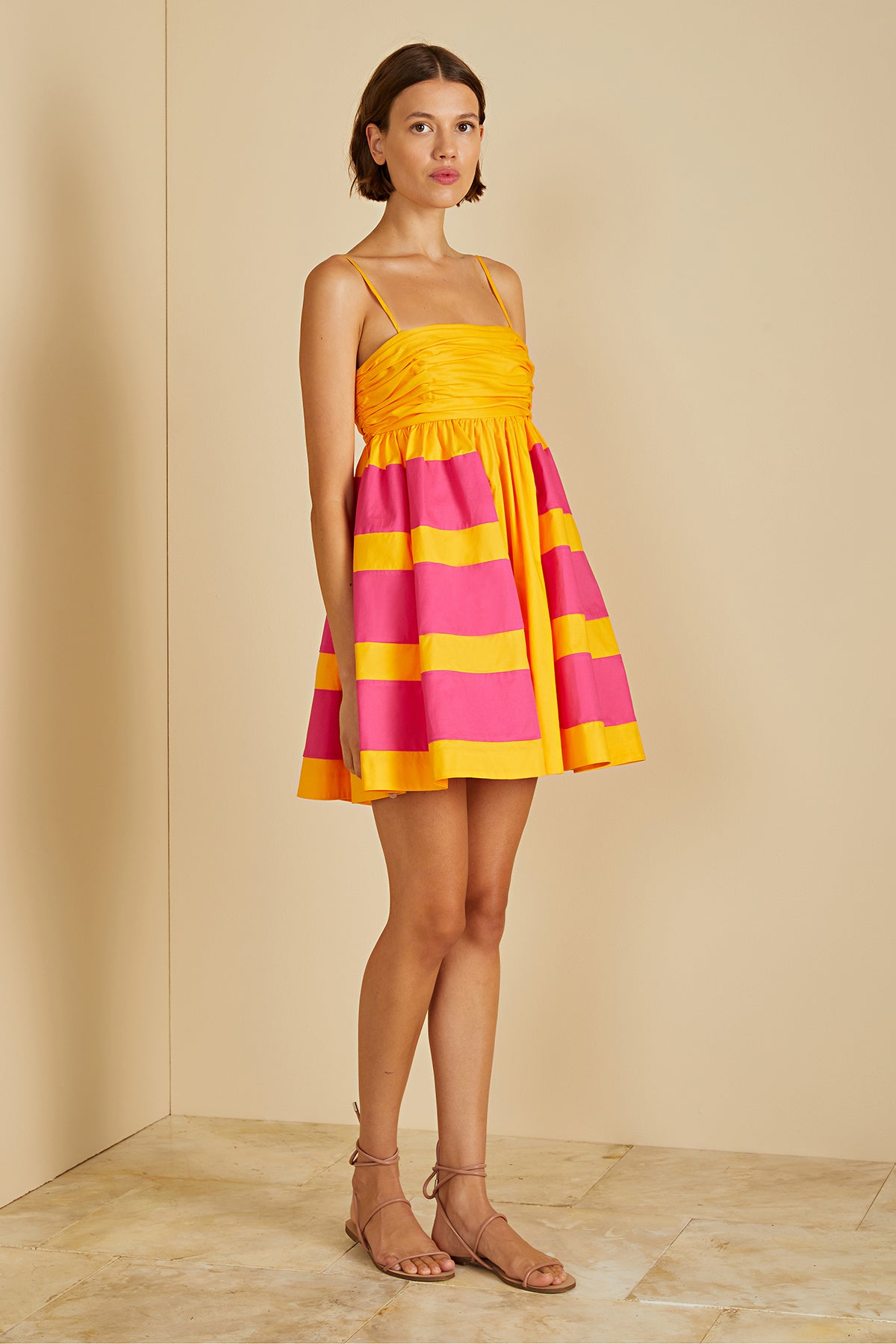 Aslin Colorblock Dress