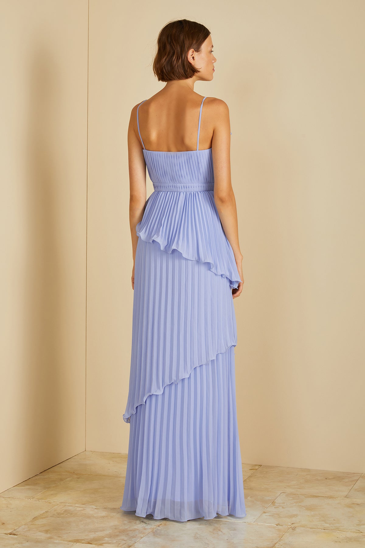 Cassy Pleated Gown