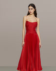 Cherry Drop Waist Midi
