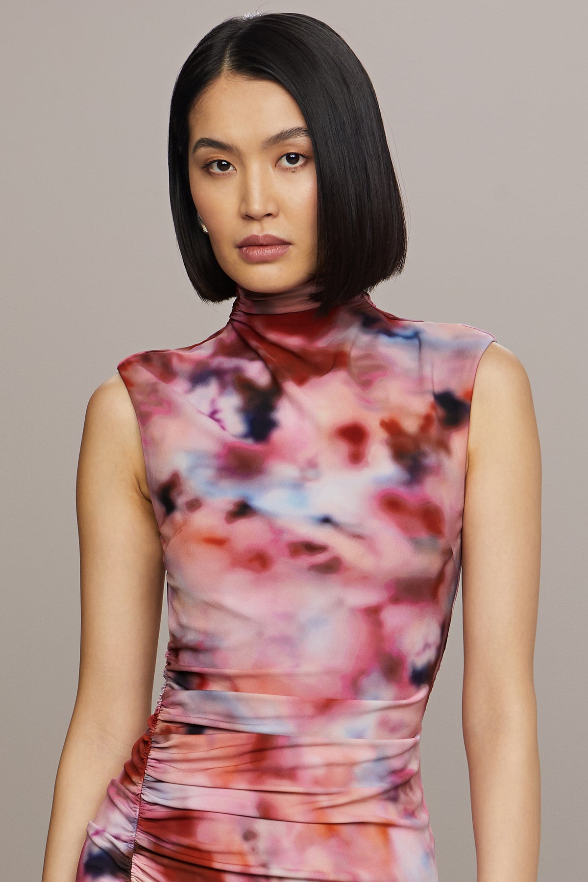 Kai Printed Jersey Dress AMUR Kai Printed Jersey Dress AMUR