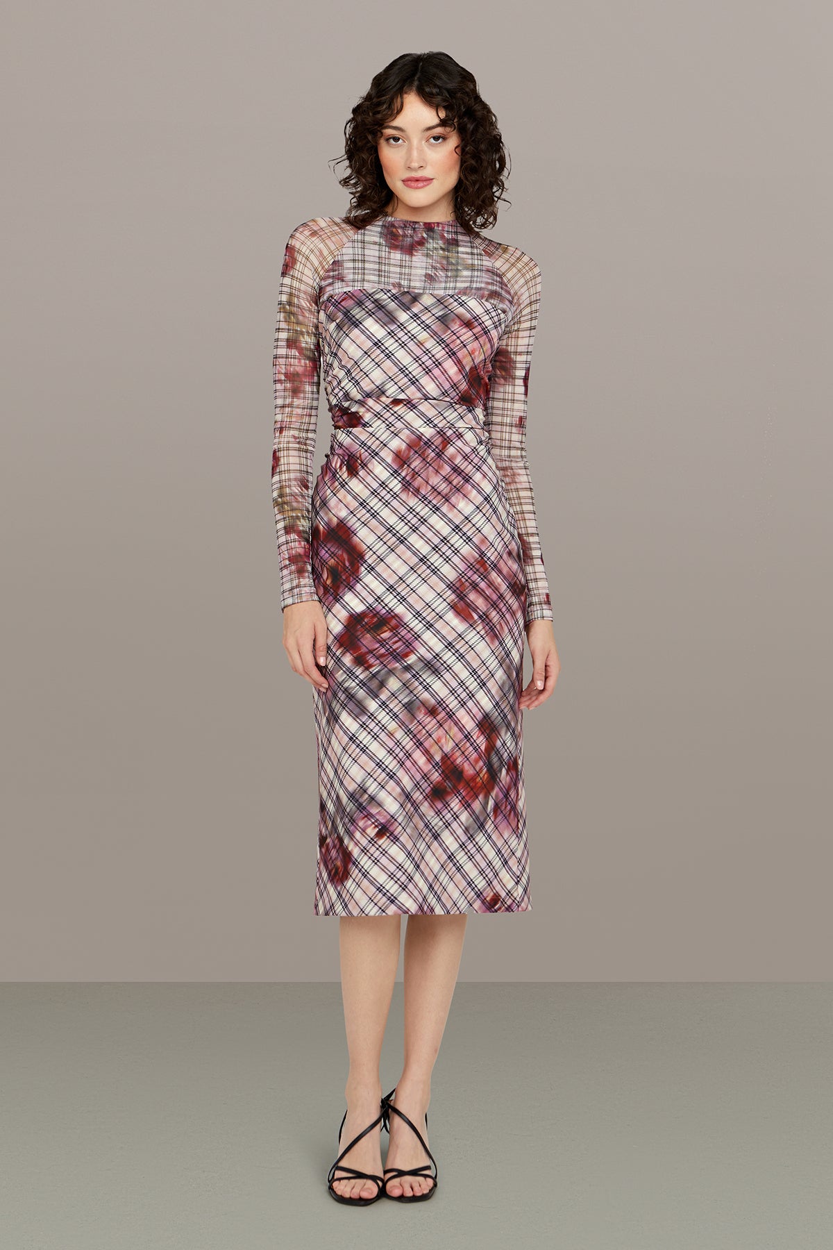 edith midi dress The Edith midi, our signature silhouette in a polka dot print.