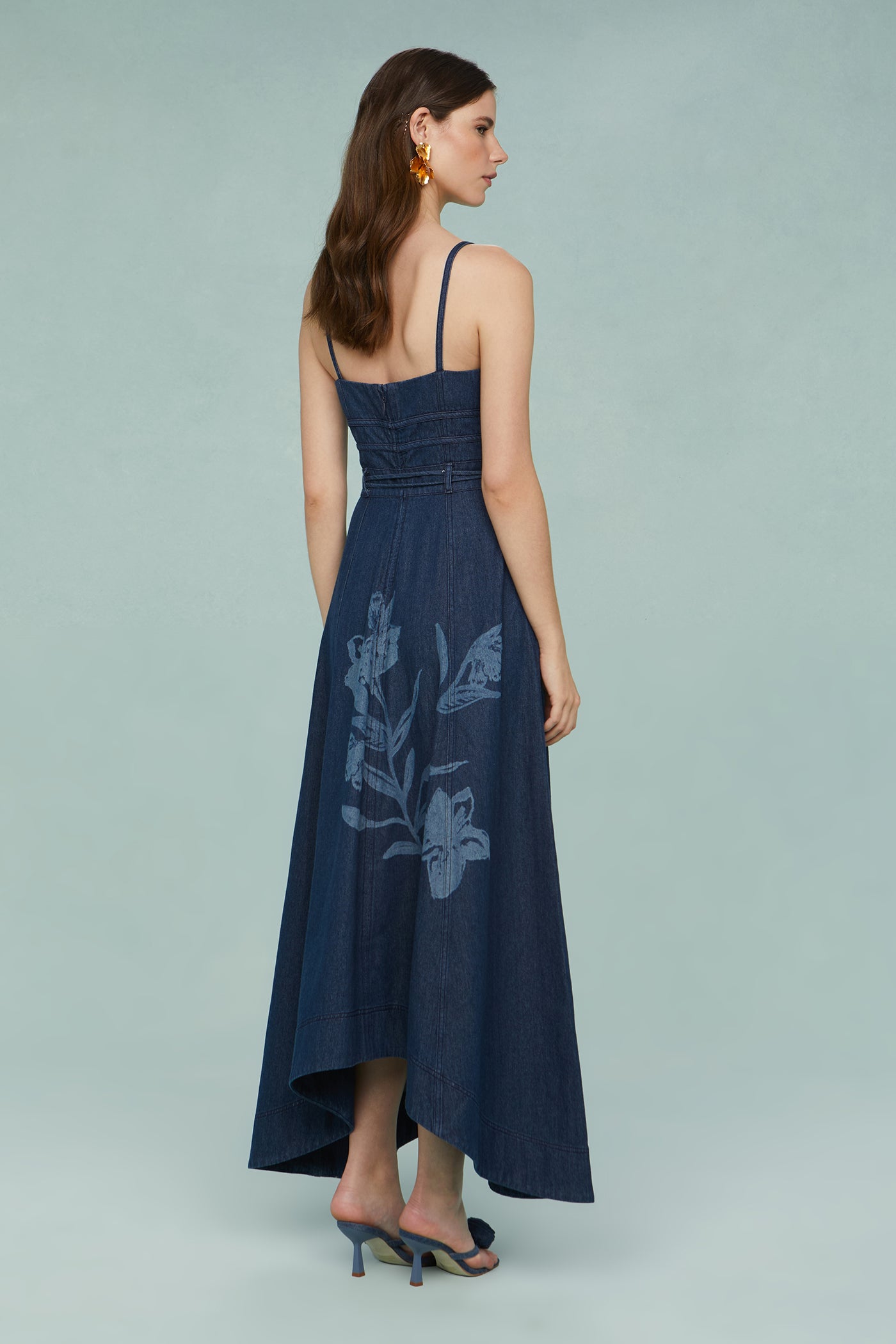 AMUR Dana Denim Midi Dress - Daylily Denim AMUR Dana Denim Midi Dress - Daylily Denim
