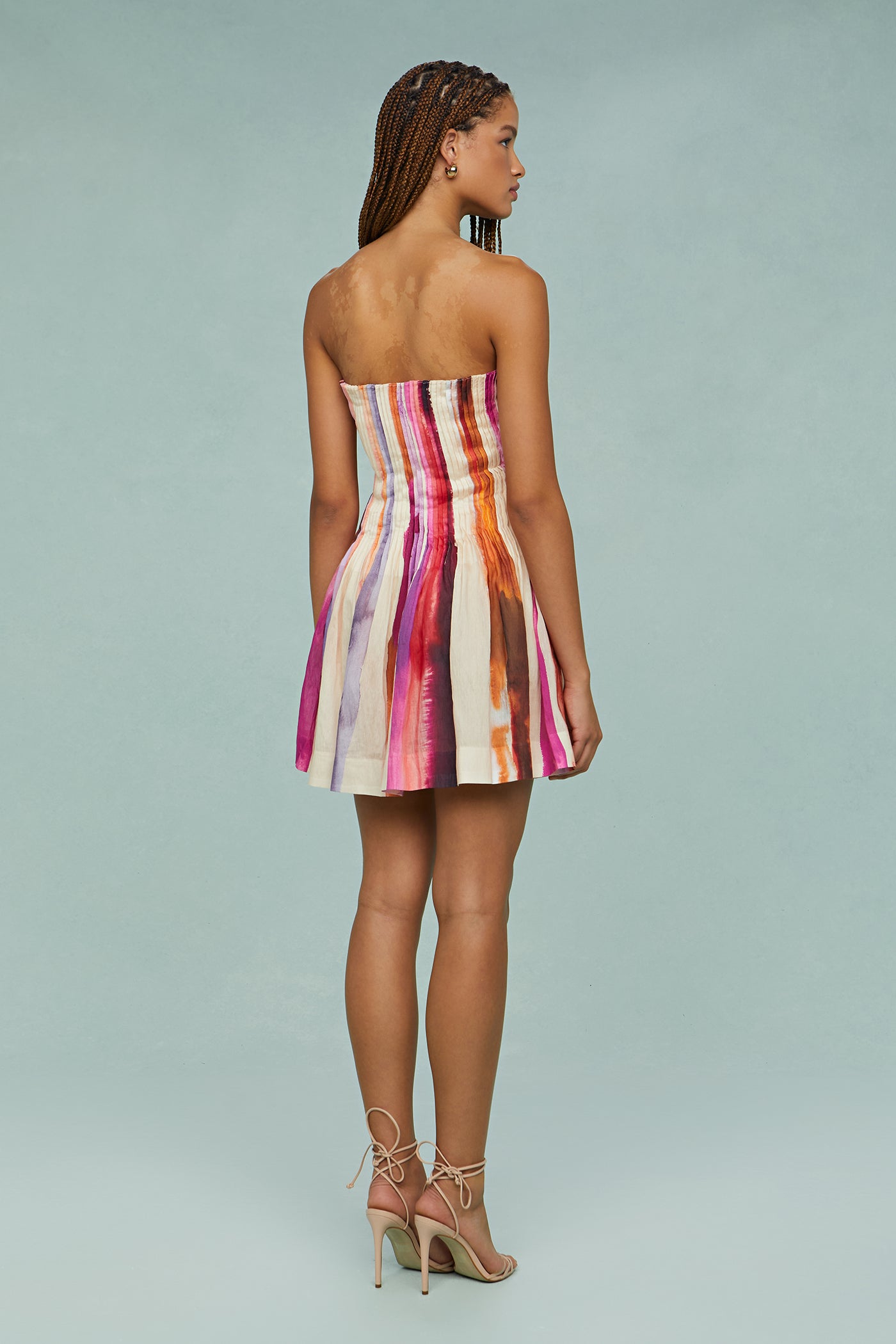 Gina Pintuck Mini Dress – AMUR