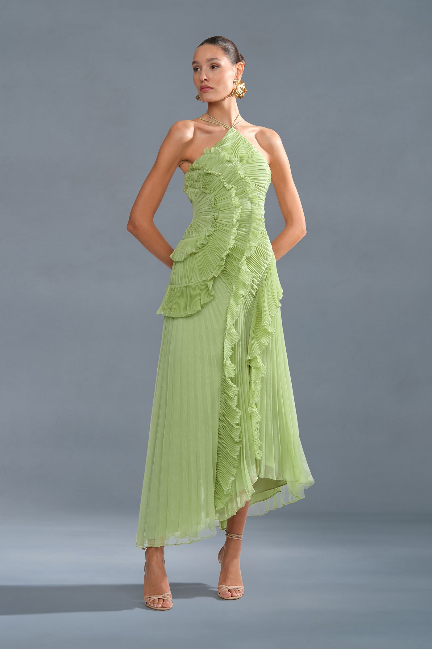 Amur Lorelie Halter Gown - Stem