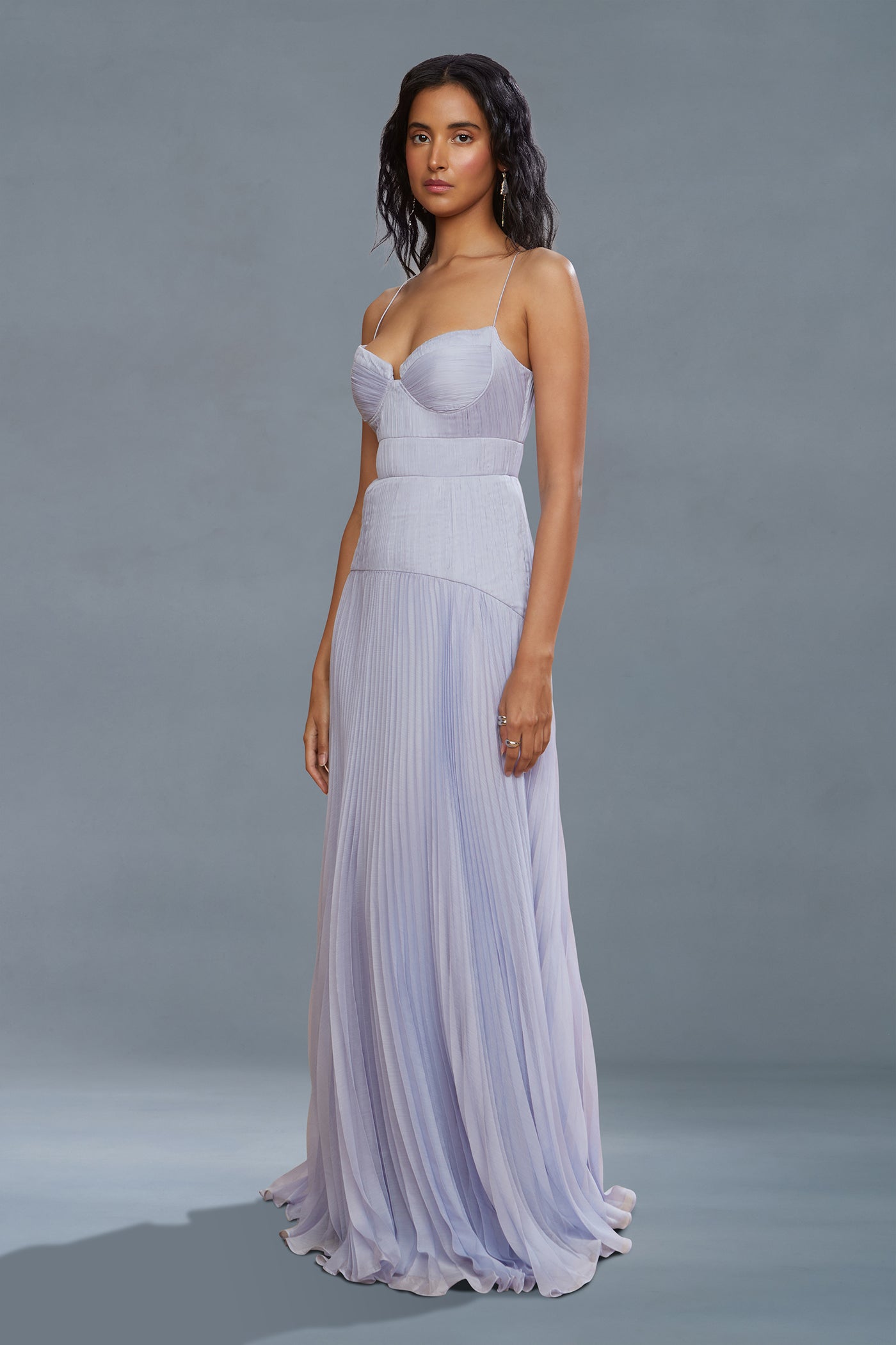 Saylor Pleated Gown AMUR Saylor Pleated Gown AMUR