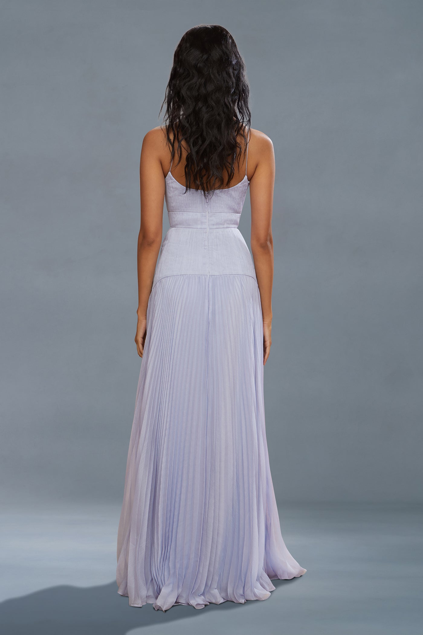 Saylor Pleated Gown – AMUR