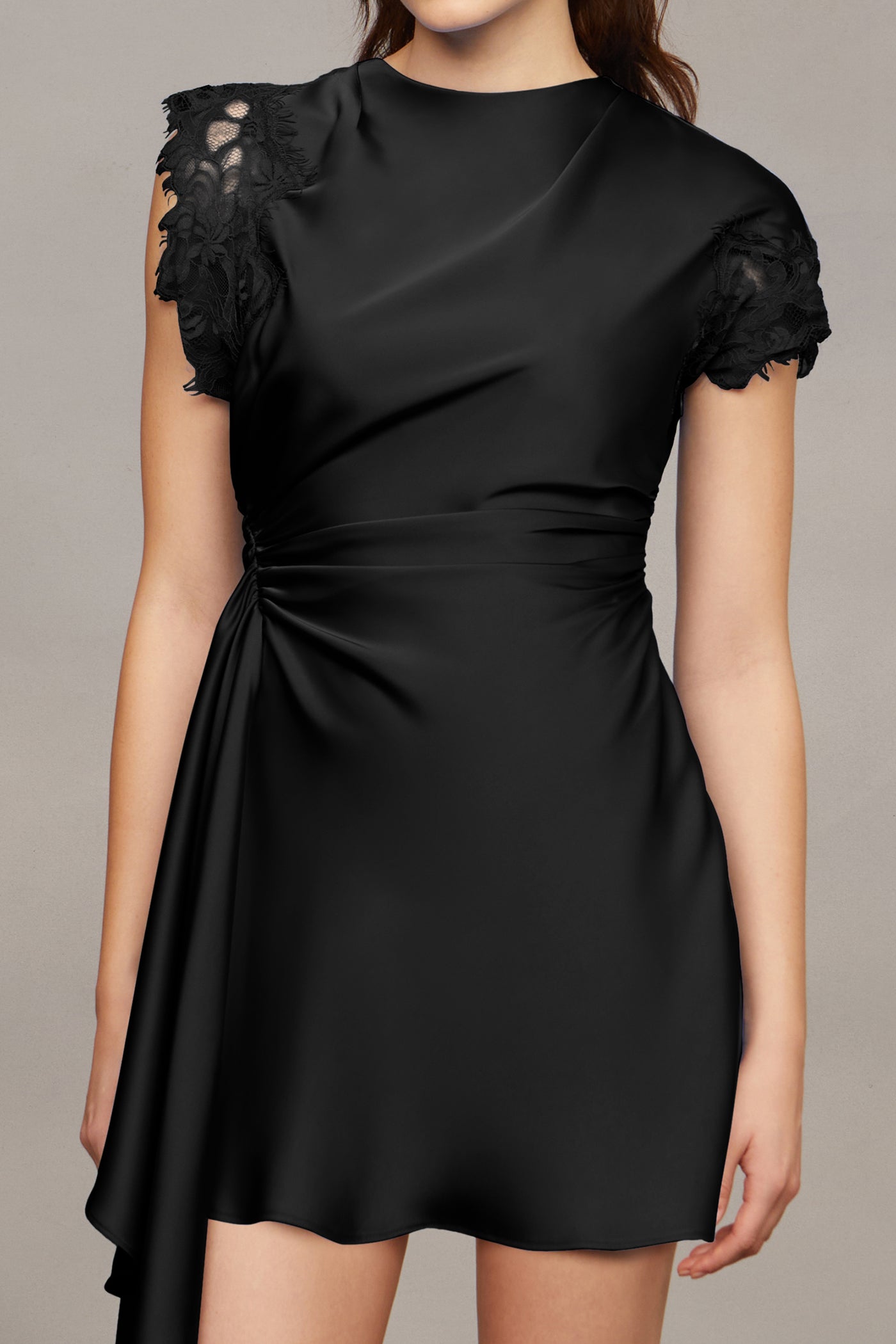 Zina Ruched Mini Dress