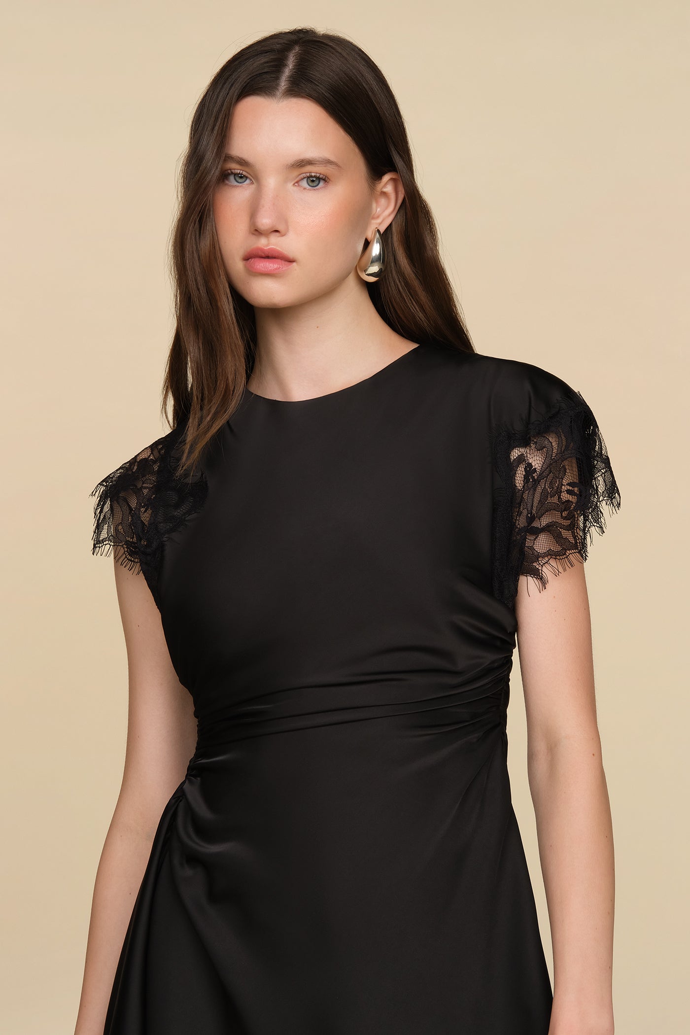 Zina Ruched Mini Dress
