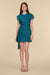 Zina Ruched Mini Dress