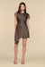 Zina Ruched Mini Dress