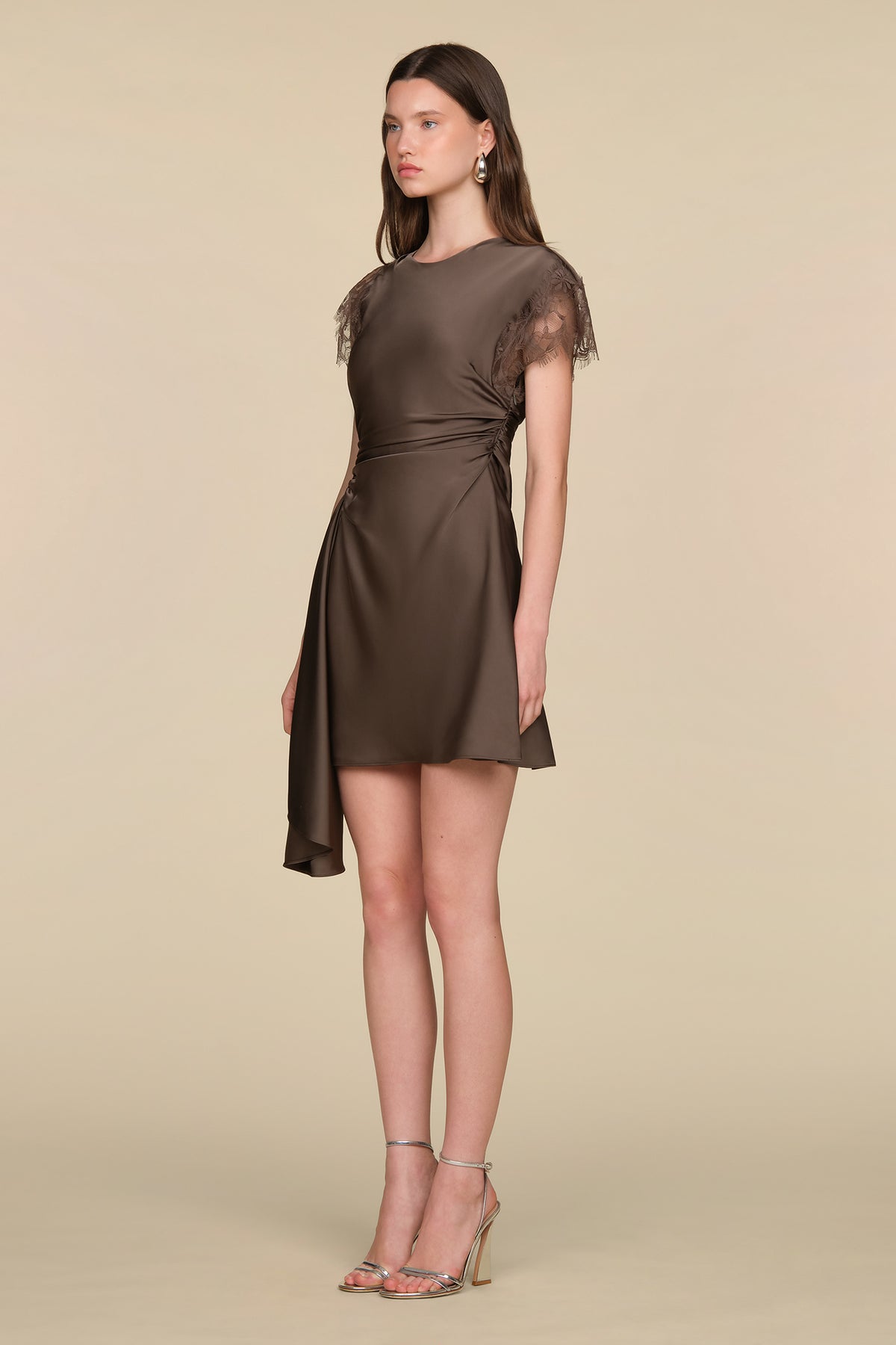 Zina Ruched Mini Dress