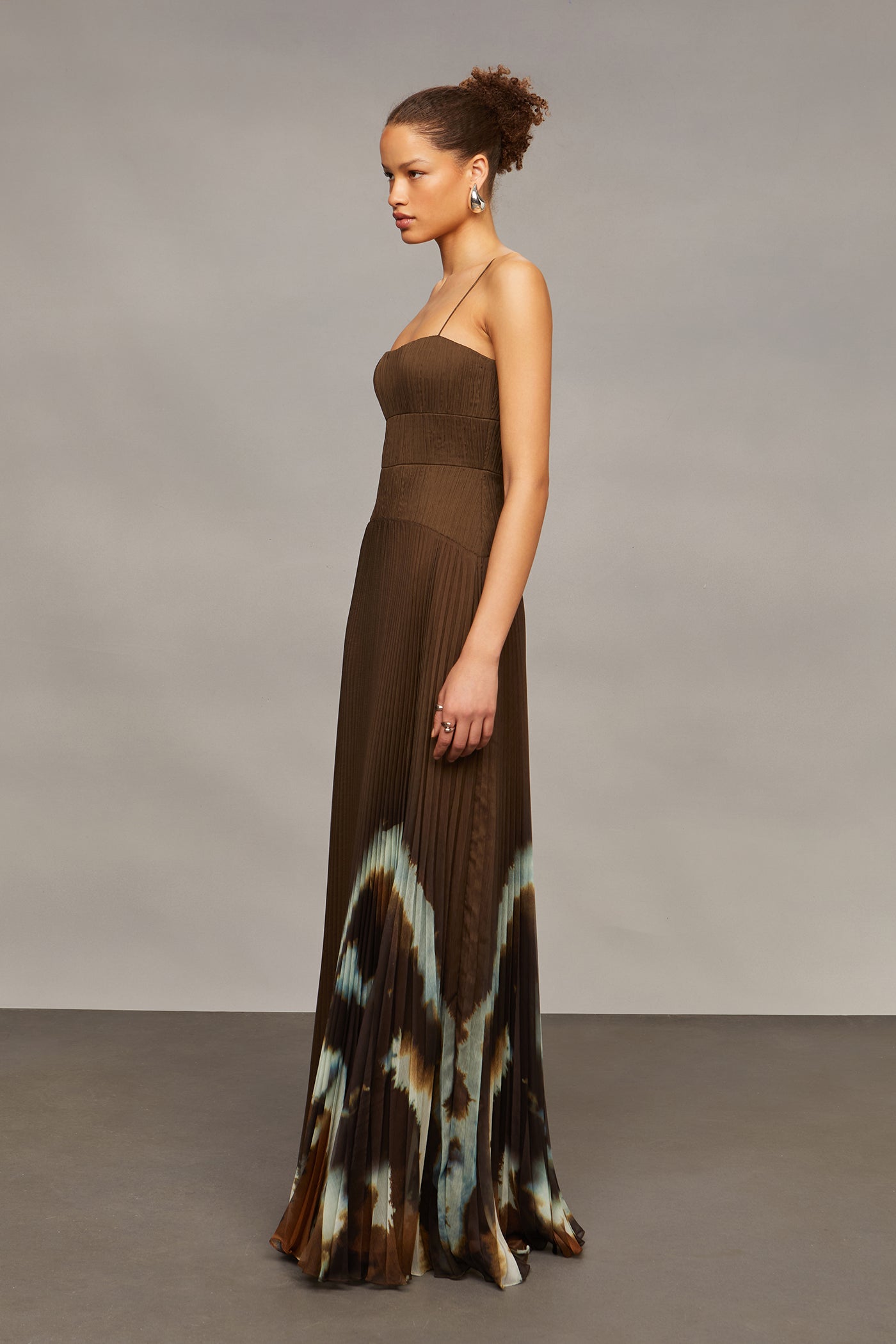 Sue Pleated Gown