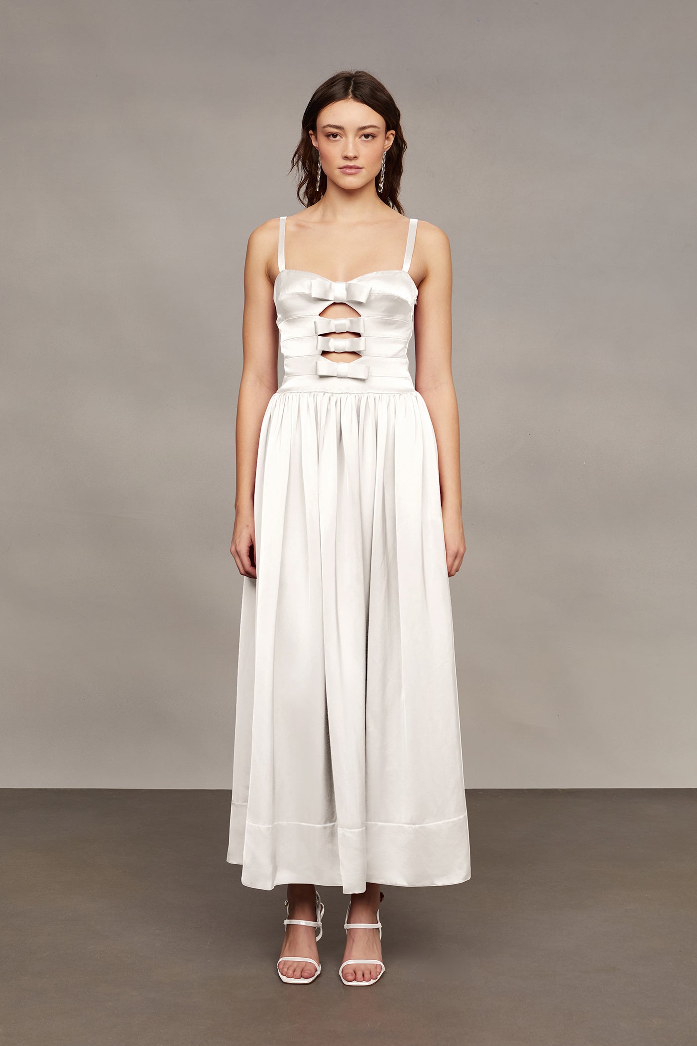 Lima Slashed Midi Dress