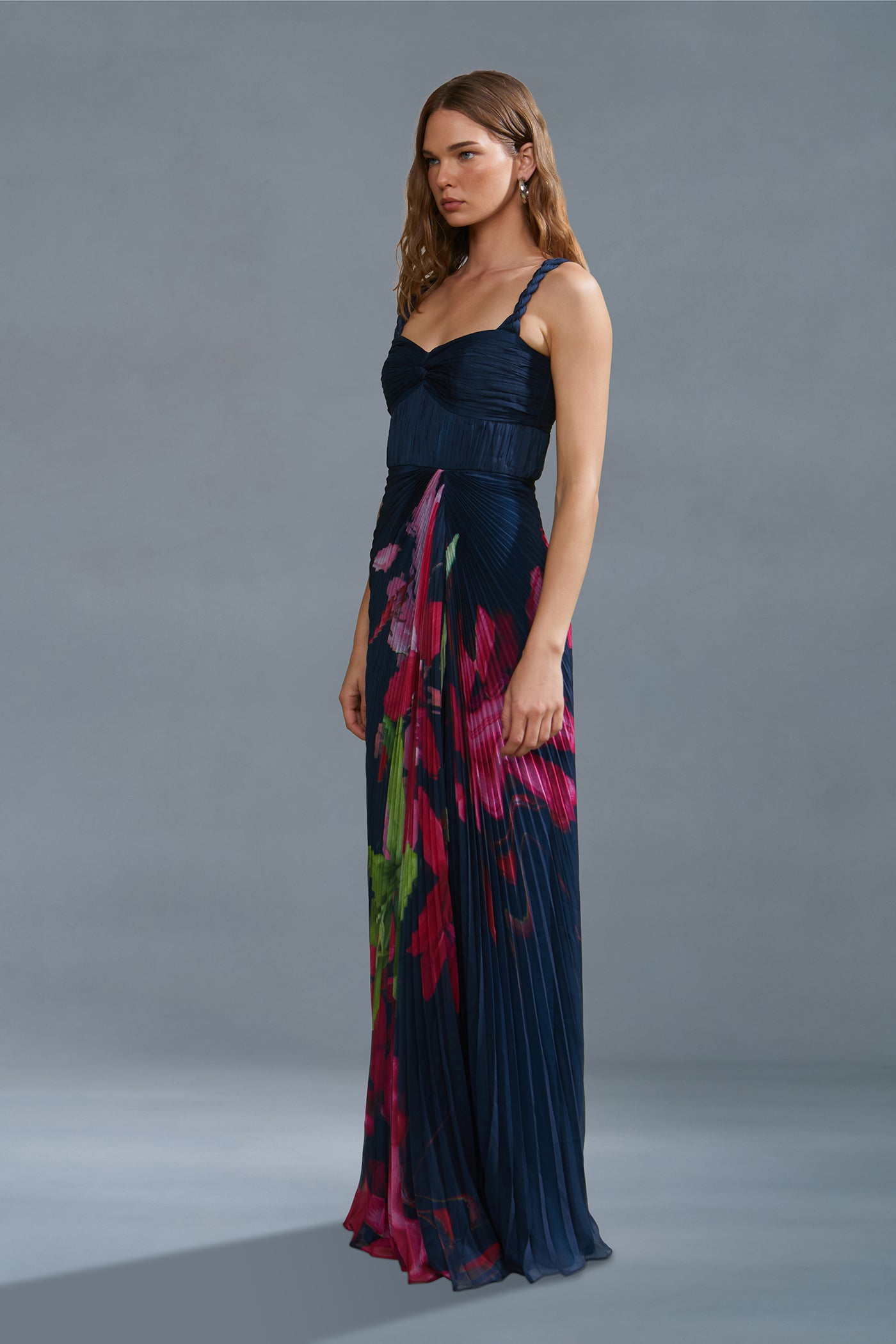 Drea Pleated Gown