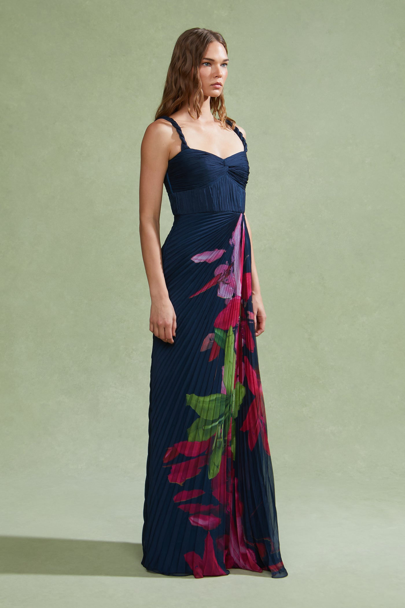 Drea Pleated Gown