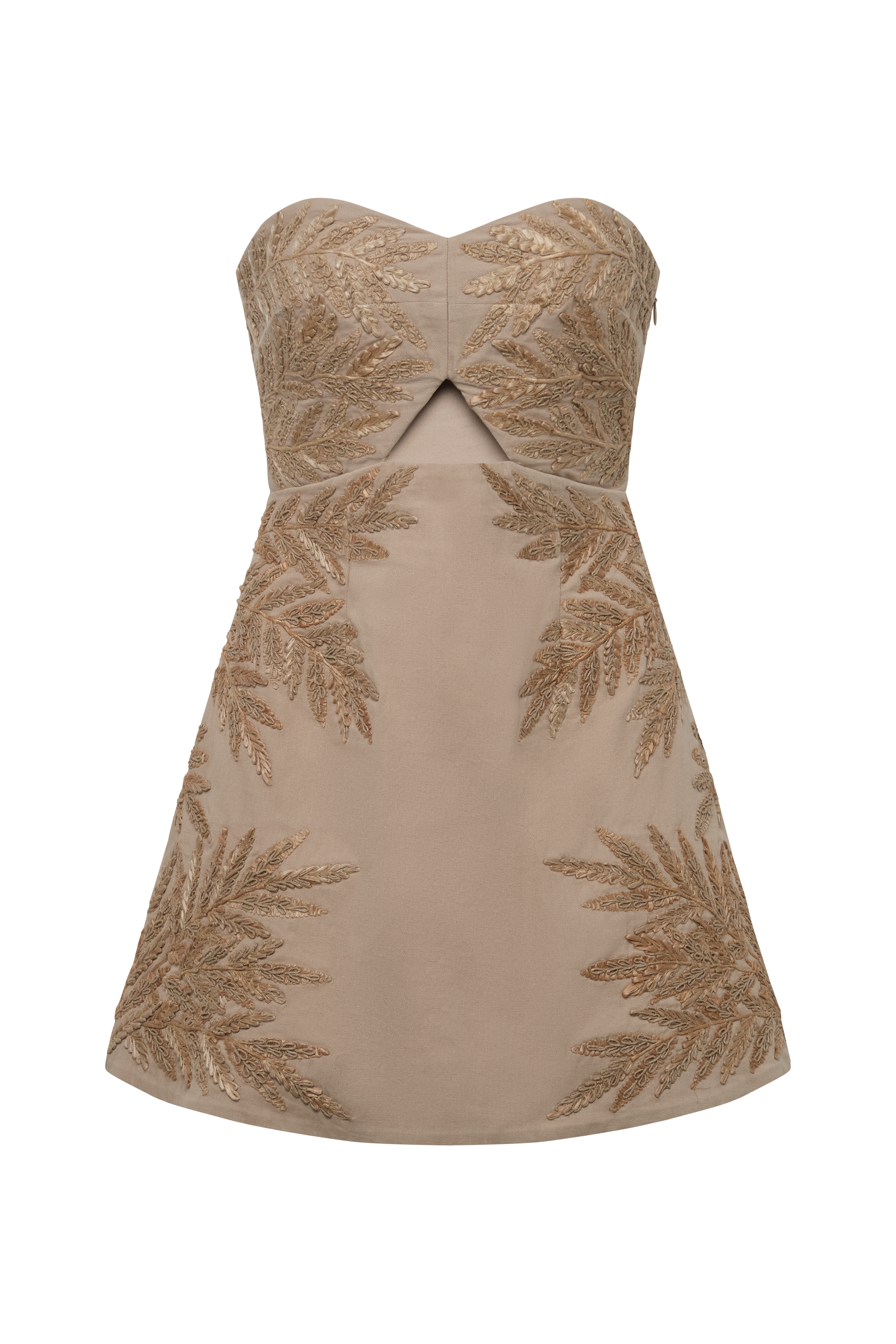 Meah Raffia Mini Dress Tree Nut / 00 Meah Raffia Mini Dress Tree Nut / 00