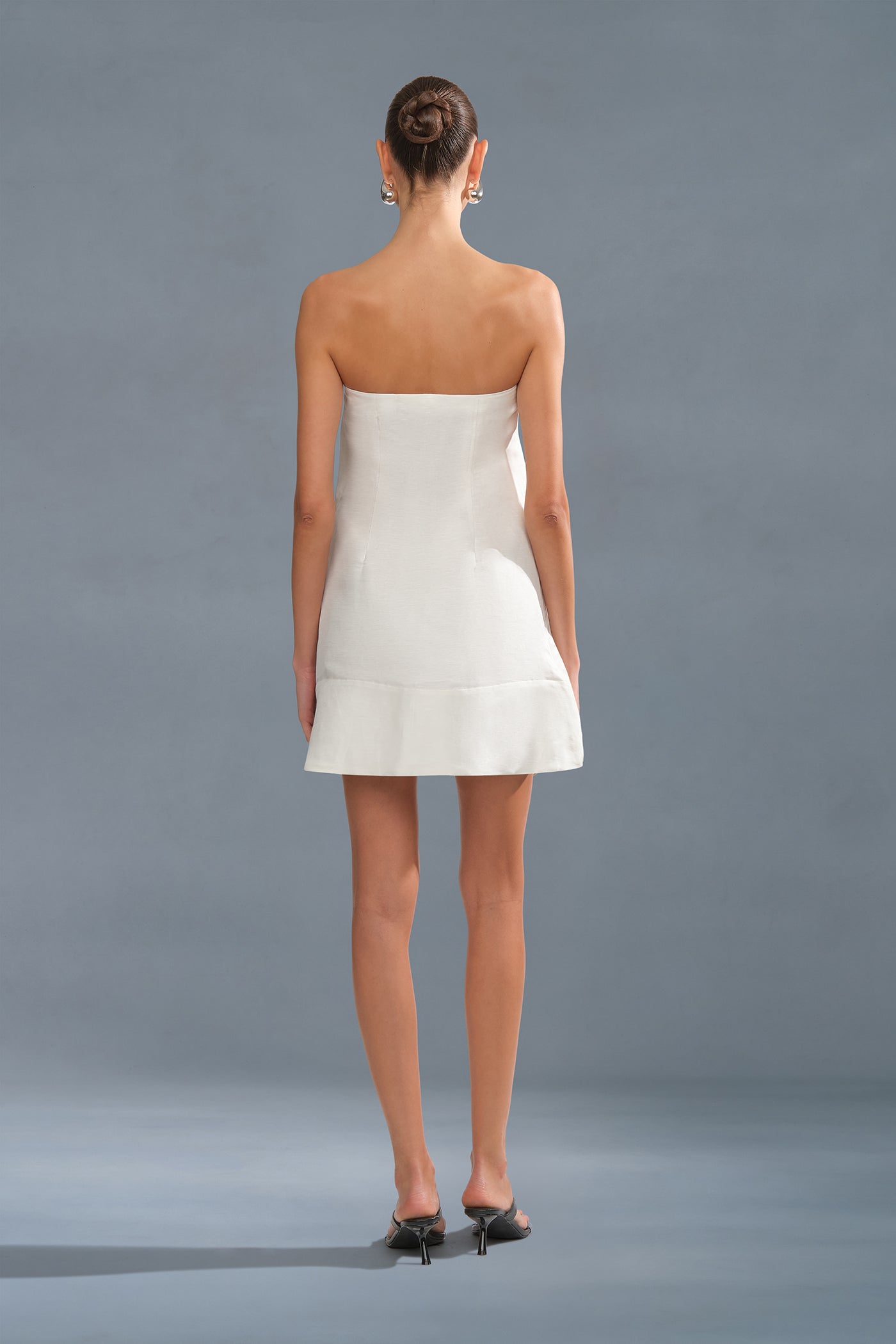 Azara Strapless Mini Ivory / 0 Azara Strapless Mini Ivory / 0