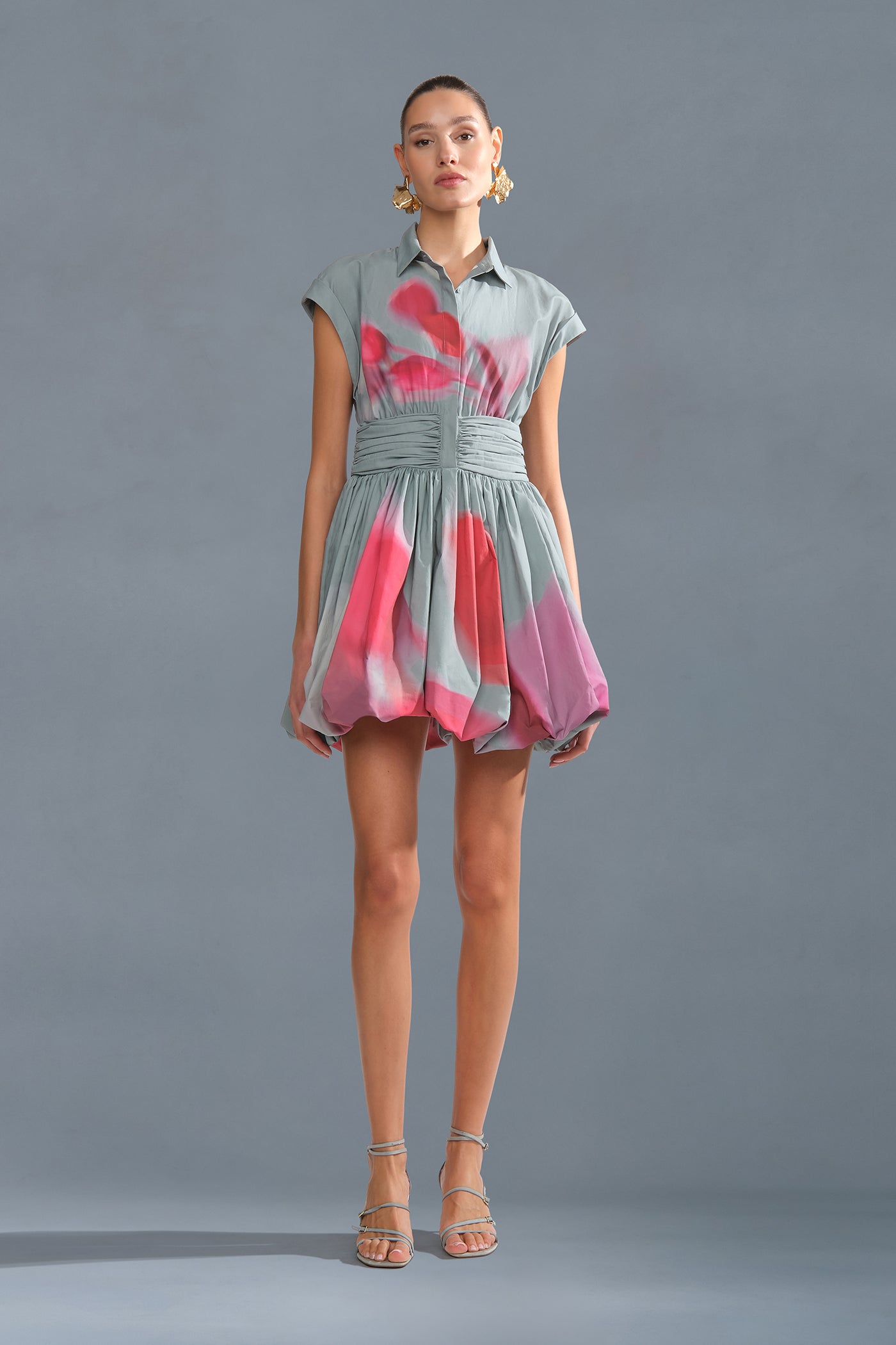 amur kiko floral tiered silk dress AMUR | Dresses | New Amur Kiko Floral Tiered Silk Dress In Navy Garden