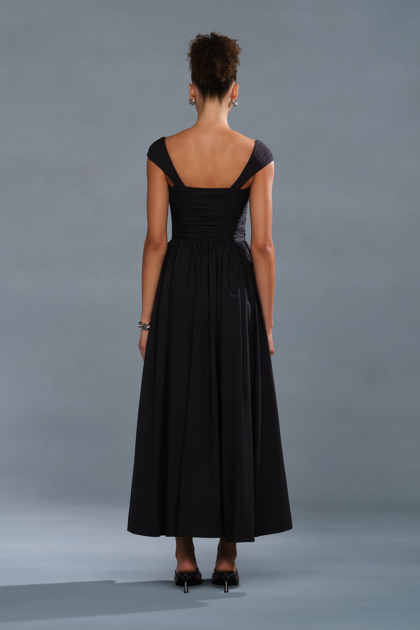 Galilea Ruched Dress Black / 6 Galilea Ruched Dress Black / 6