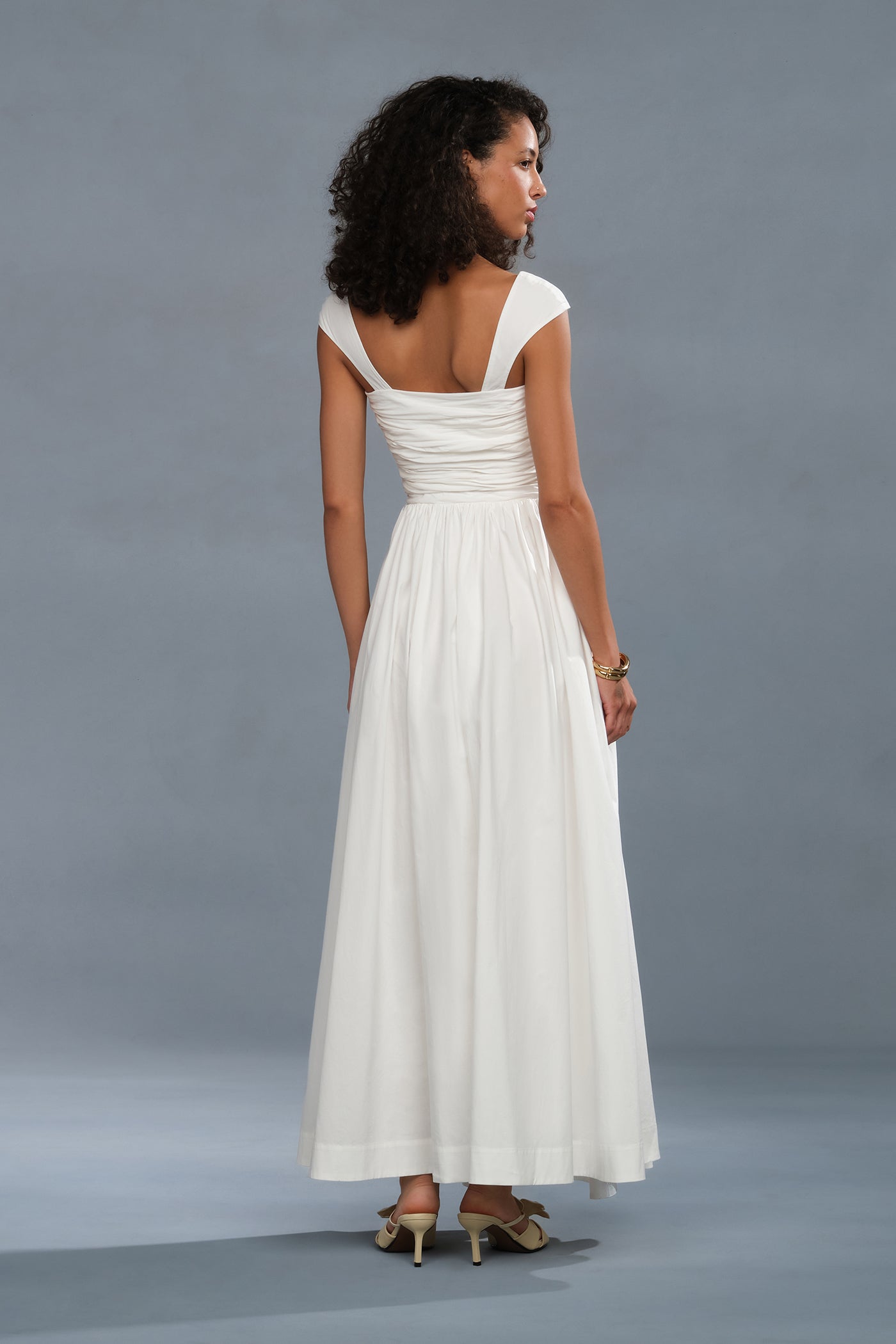 Galilea Ruched Dress Ivory / 0 Galilea Ruched Dress Ivory / 0