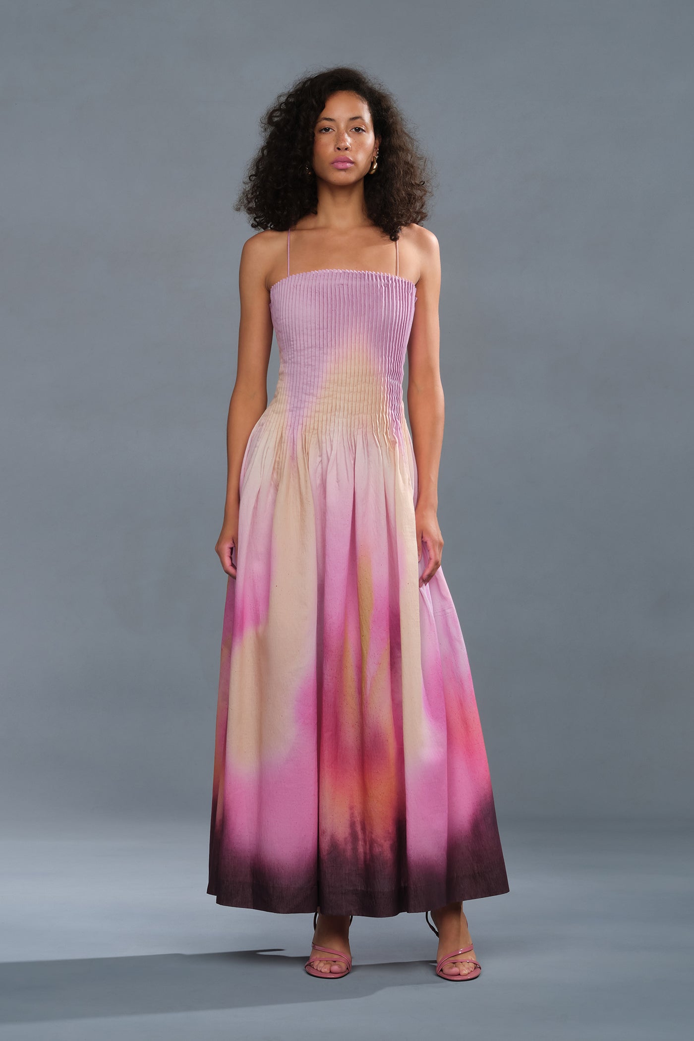 Grecia Pleated Dress