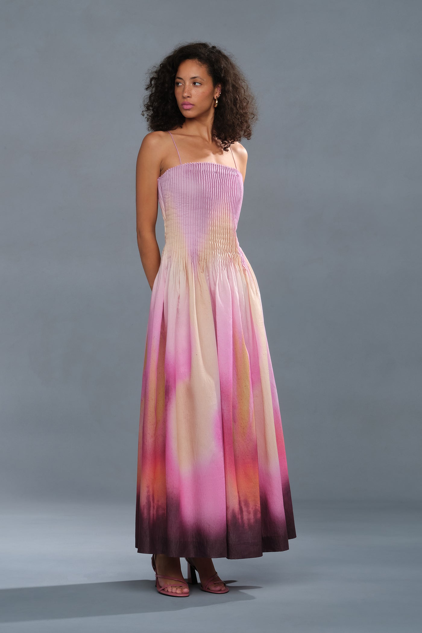 Grecia Pleated Dress