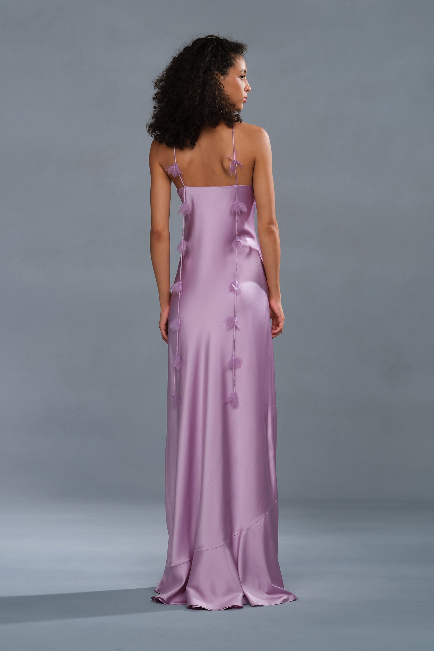 camillia maxi dress Crystal-embellished printed linen and silk-blend maxi dress - blue