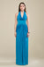 Enly Pleated Ruched Gown