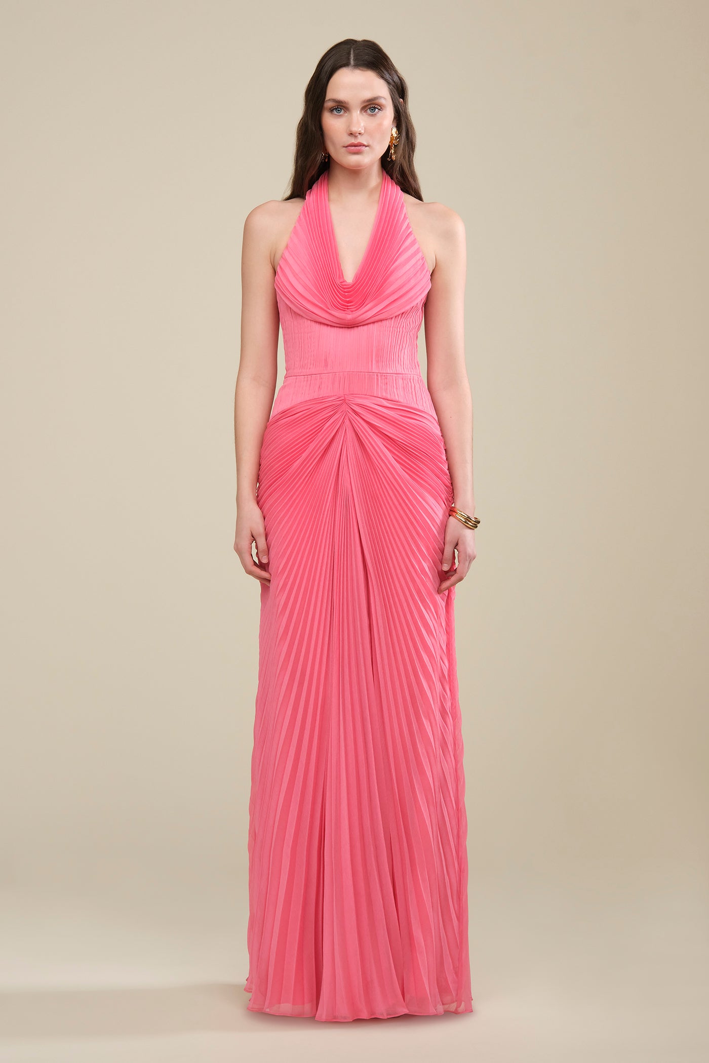 amur pink halter dress Amur Women's Lorelie Halter Gown - Purple - Size 6