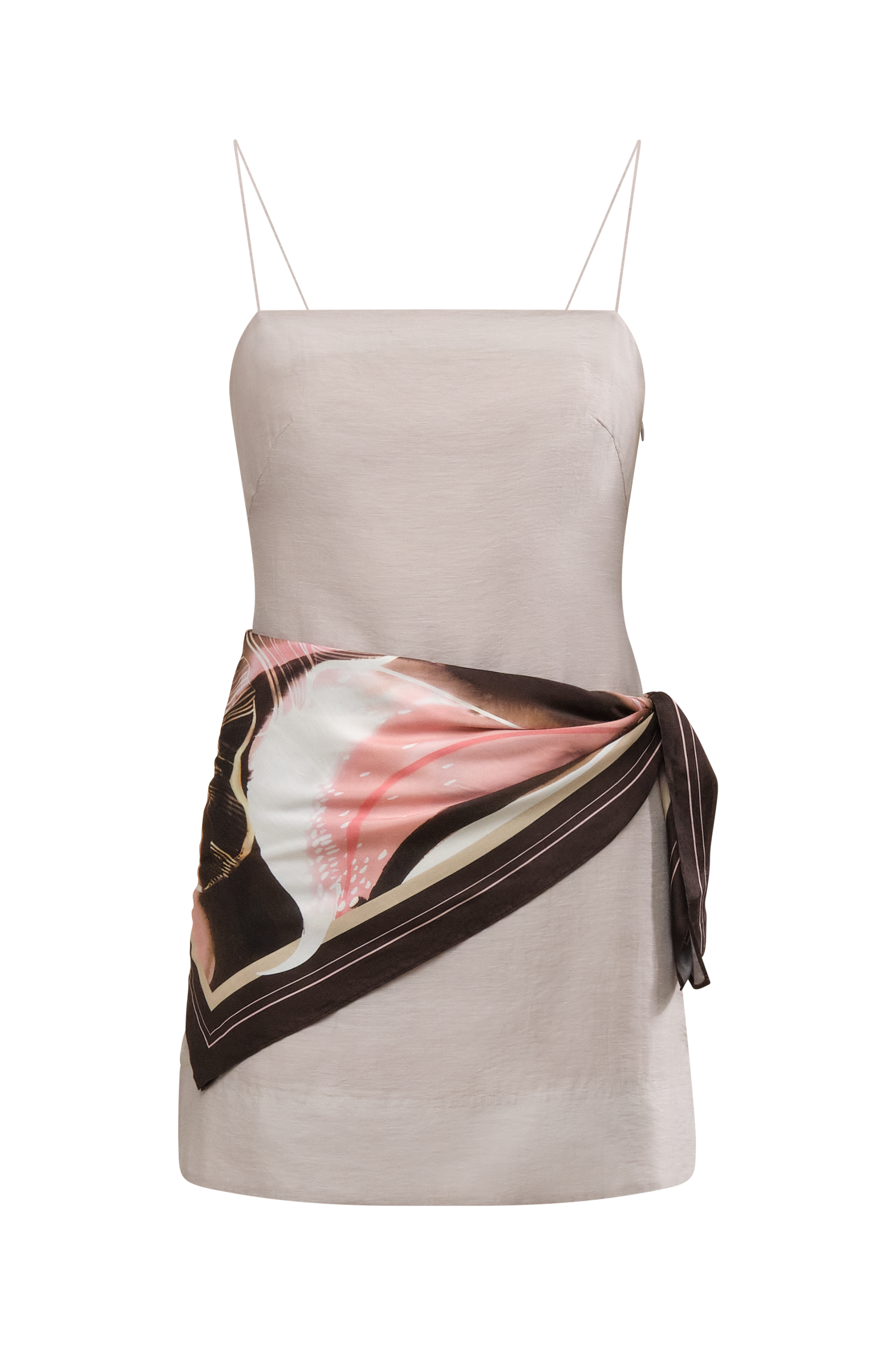 Ashtin Printed Wrap Mini Dress