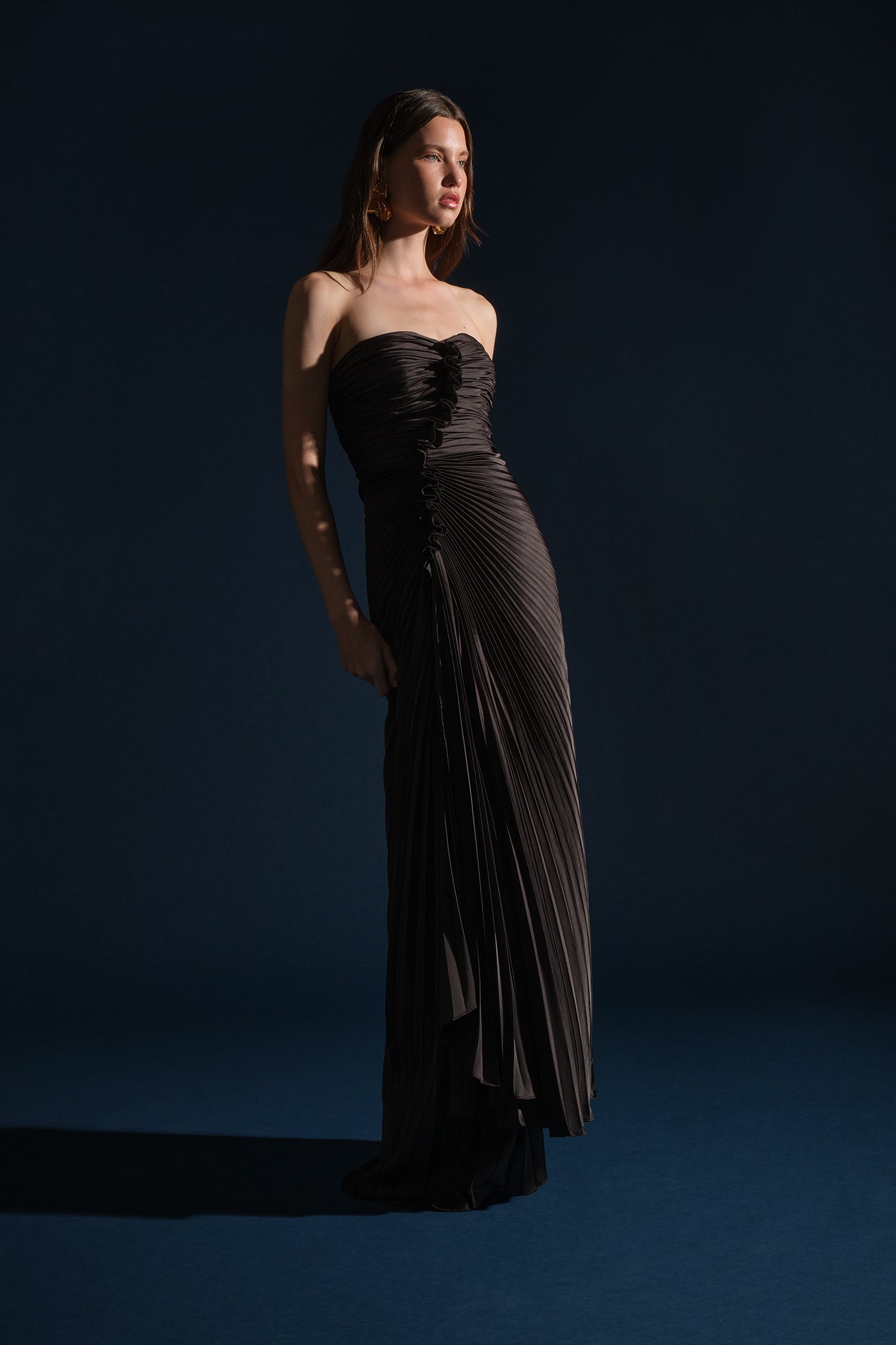 Alexandra Pleated Gown