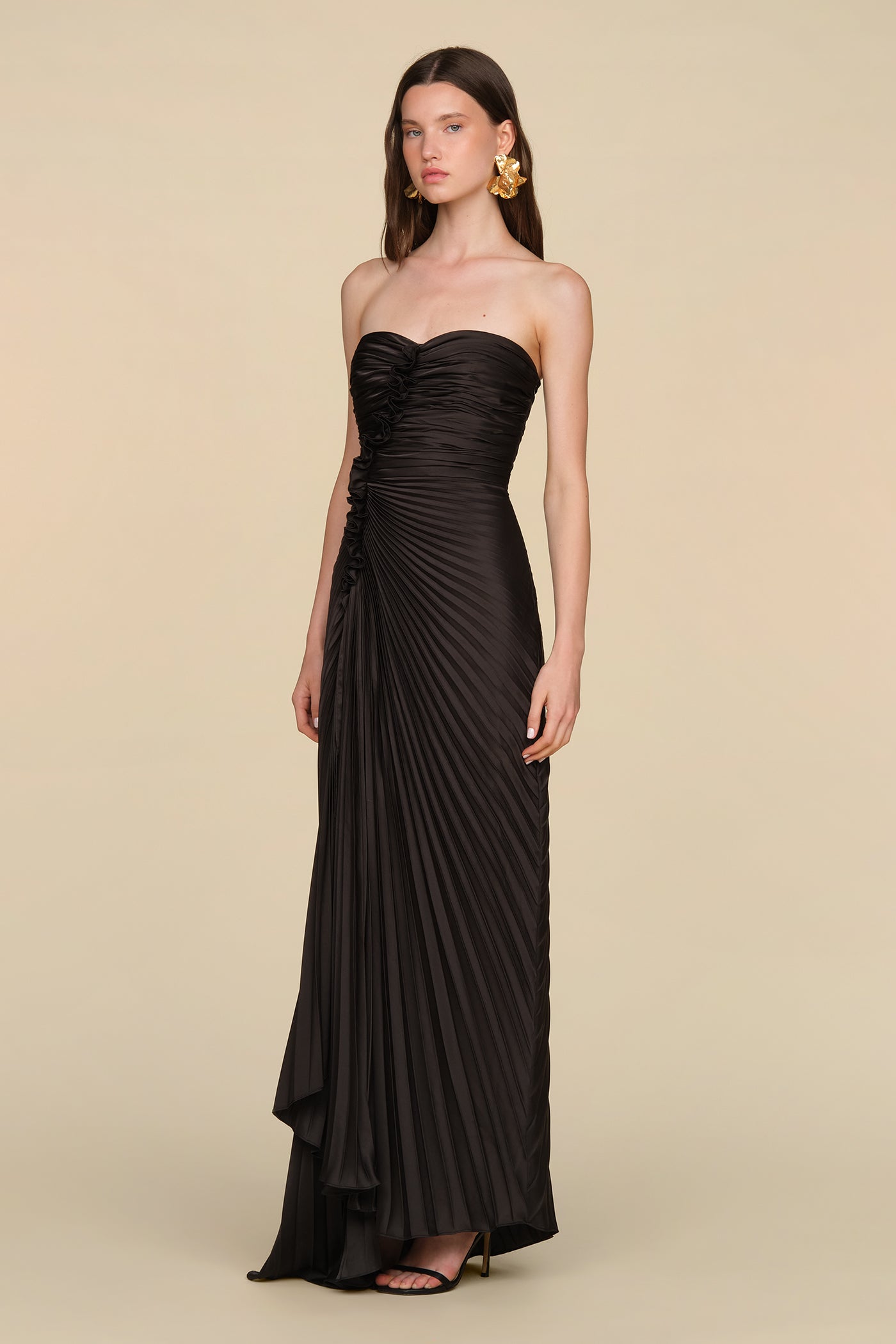 Alexandra Pleated Gown