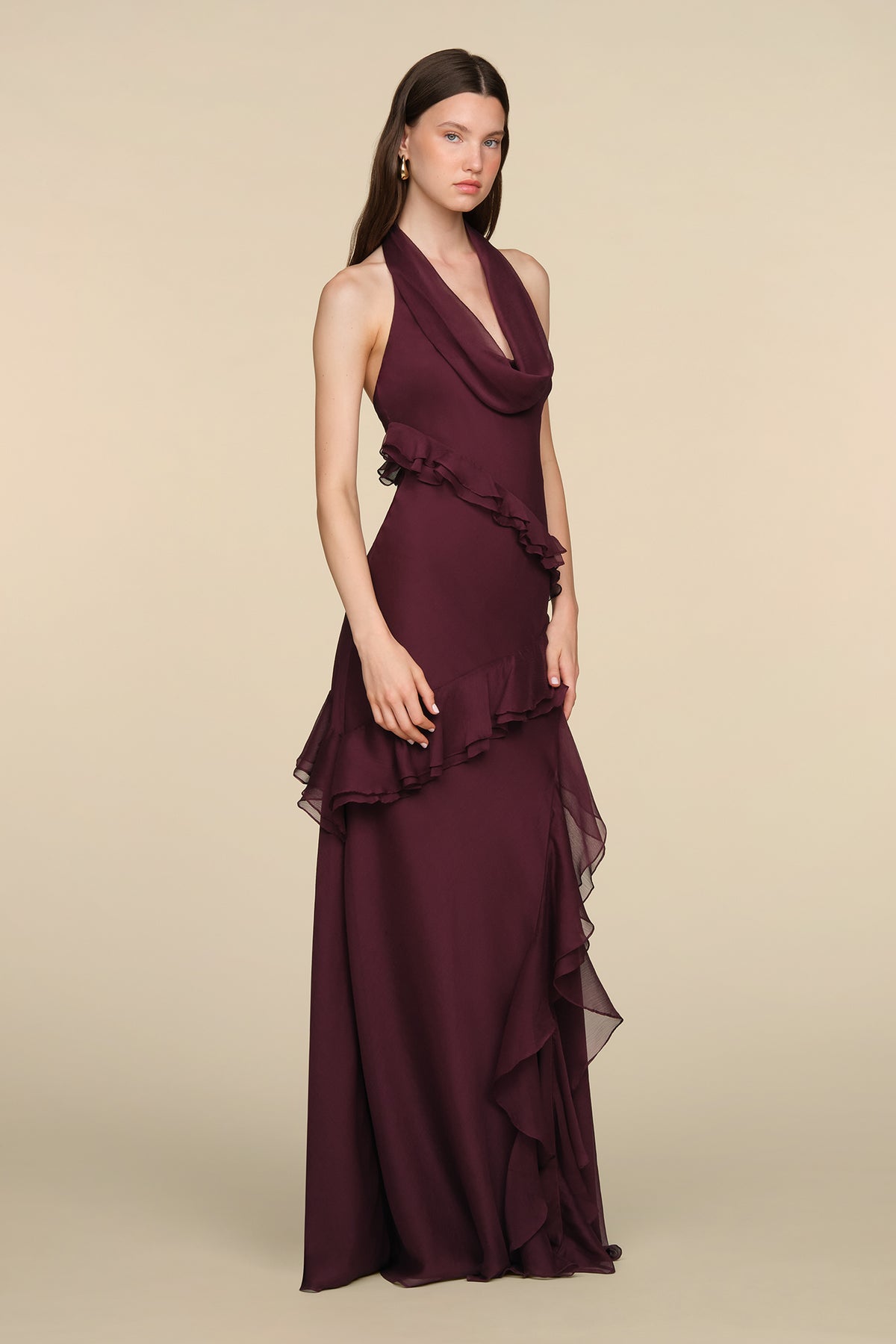 Marisol Cowl Neck Gown