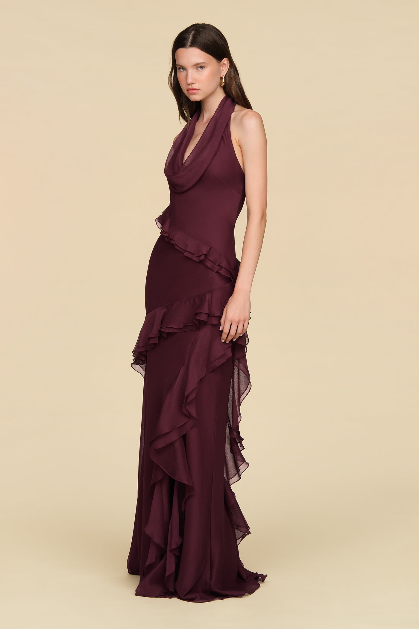 Marisol Cowl Neck Gown