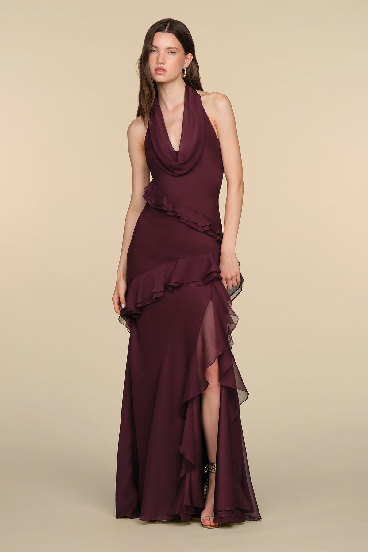 Marisol Cowl Neck Gown