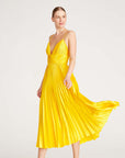 Viv Mitered Pleating Dress
